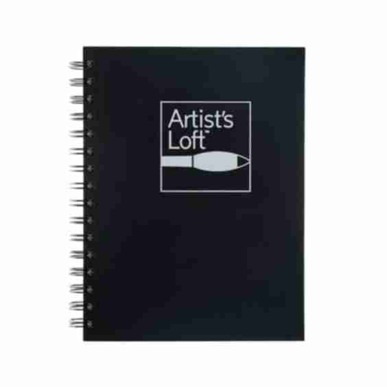 Black Hardcover Watercolor Book
