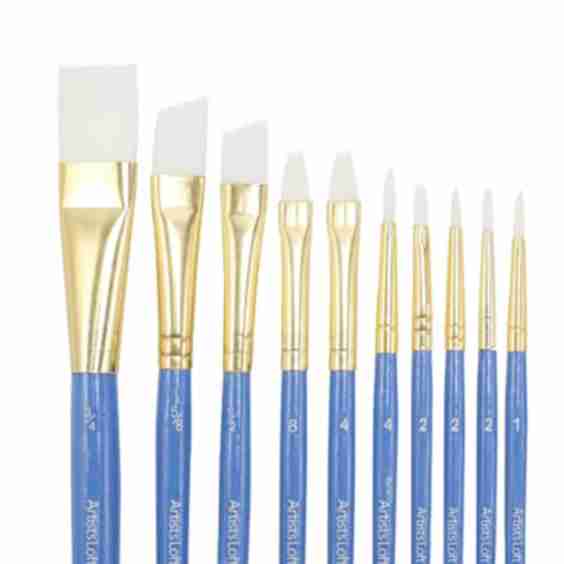 White Synthetic Brushes by Artist's Loft Necessities