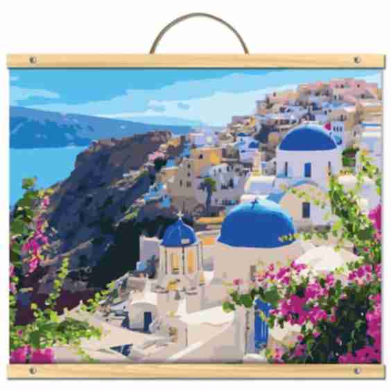 Greece Paint-by-Number Kit