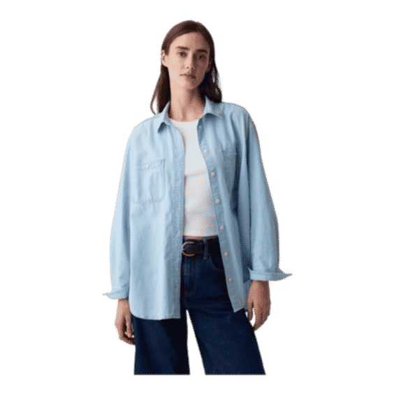 Chambray Denim Big Shirt