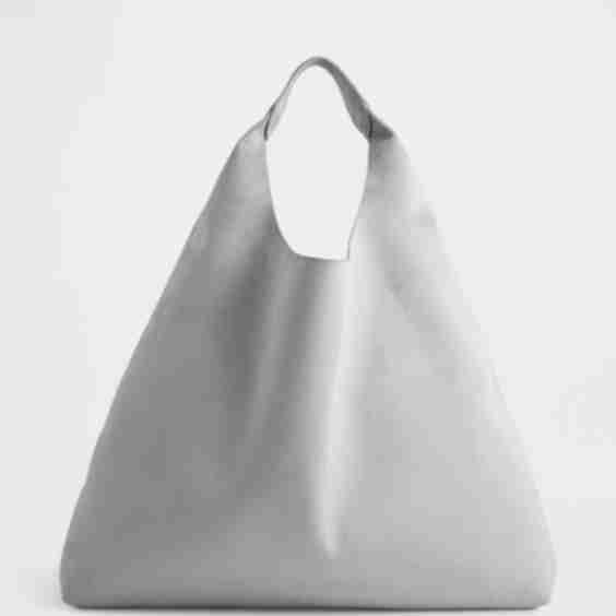 Vegan Suede Slouchy Tote Bag