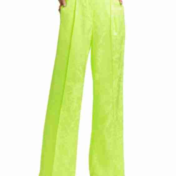 Jacquard Wide Leg Trousers