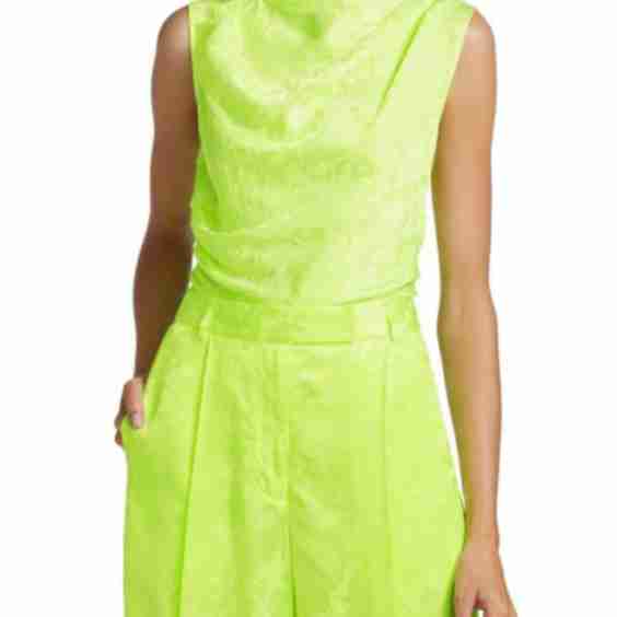 Jacquard Asymmetric Blouse