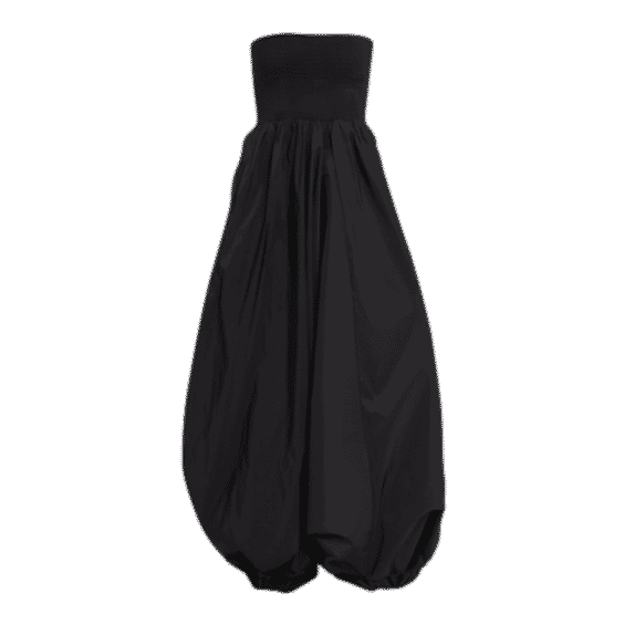 Strapless Smocked Balloon Jumpsuit