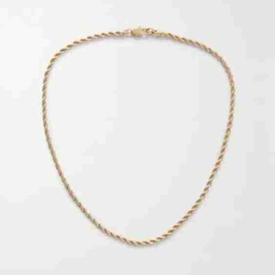 Rope Gold-Plated Necklace