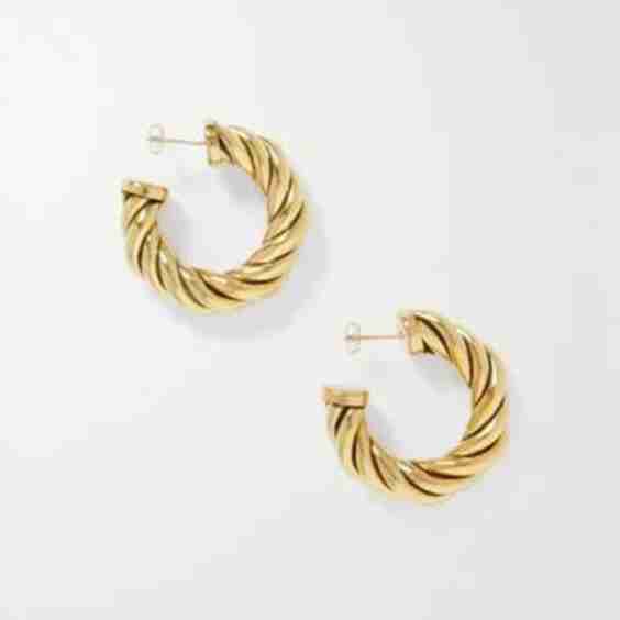 Spira Gold-Tone Hoop Earrings