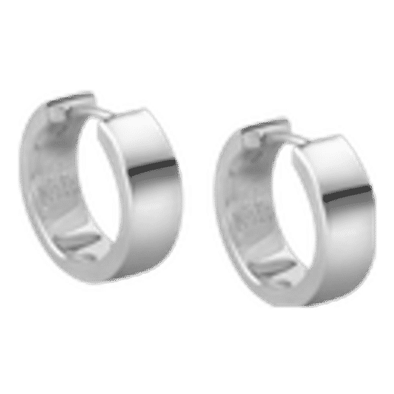 Silver Forza Hoops