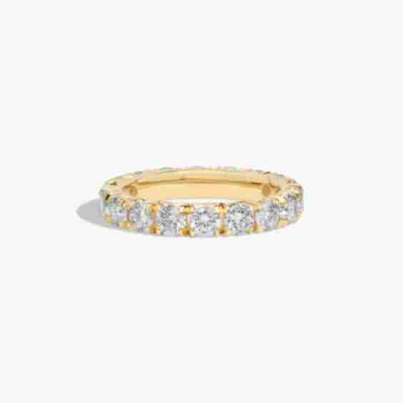 French Pavé Eternity Ring