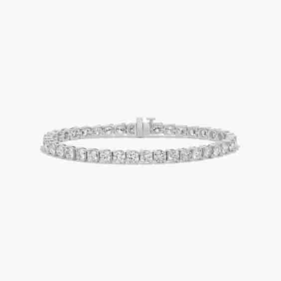 Two Prong Lab-Grown Diamond Tennis Bracelet
