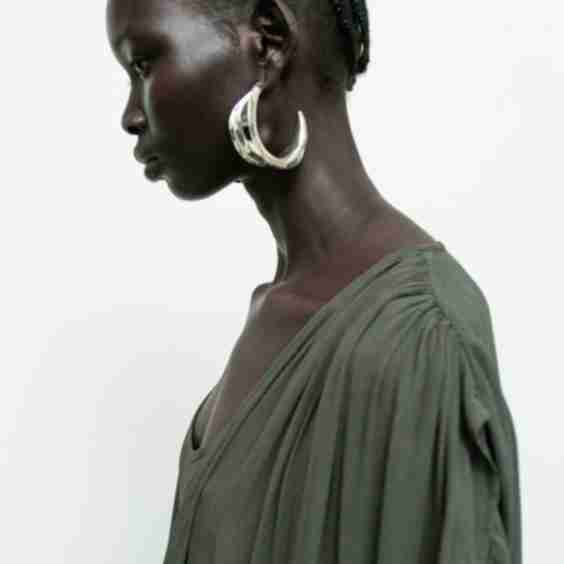 Mezza Hoop Earrings
