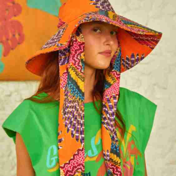 Beaded Macaws Hat