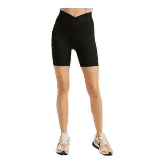 Ribbed V Waist Biker Short