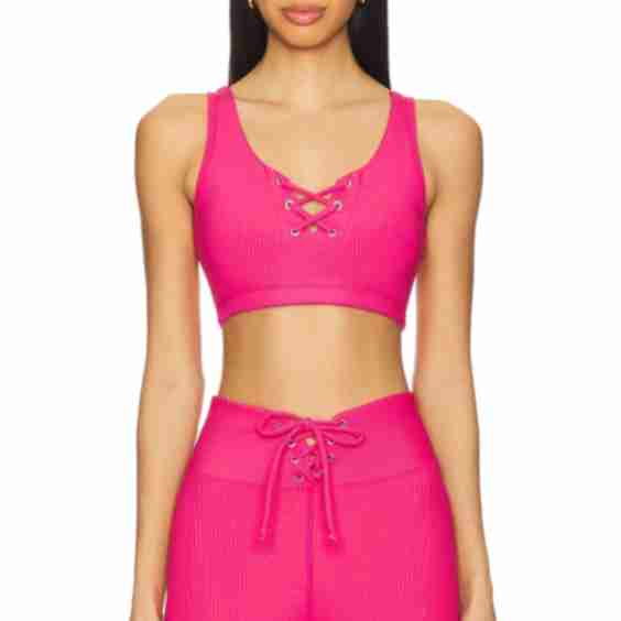 Ribbed Football Bra