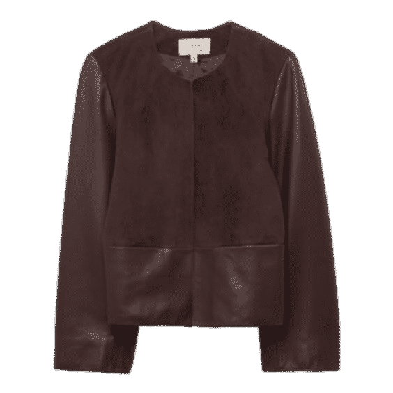 Nakoa Leather Mix Jacket