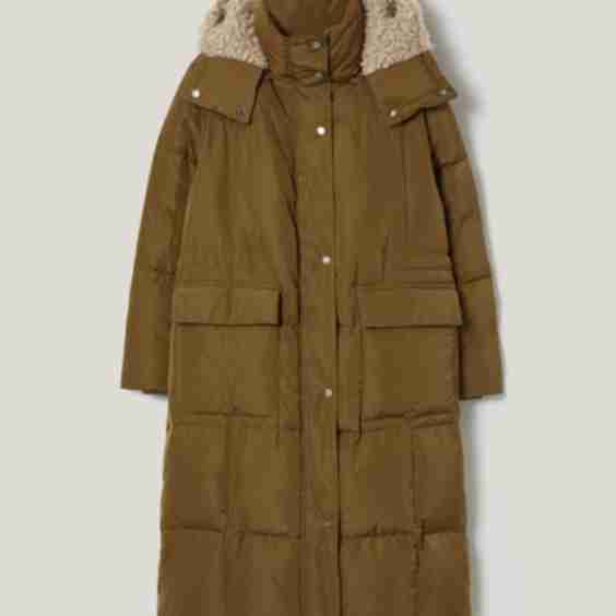 Relaxed Longline Puffer Coat