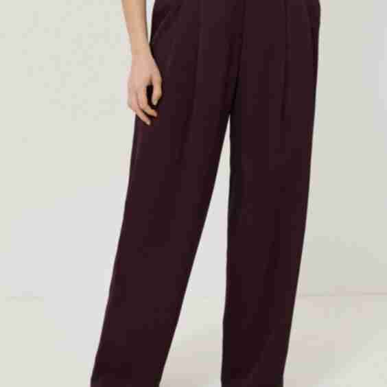 Satin Wide Leg Trouser