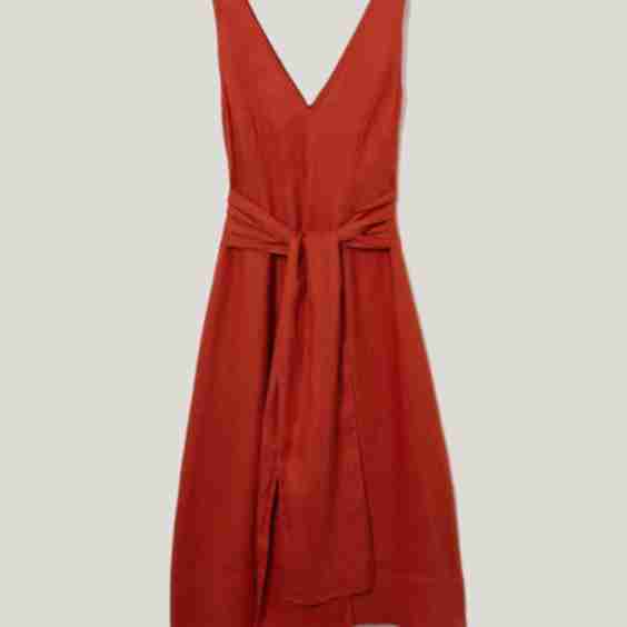 Linen Tie Dress
