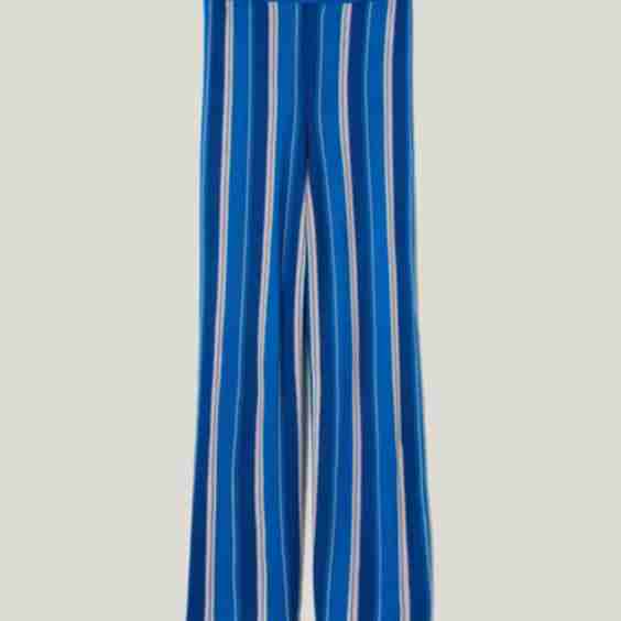 Stripe Knitted Trouser