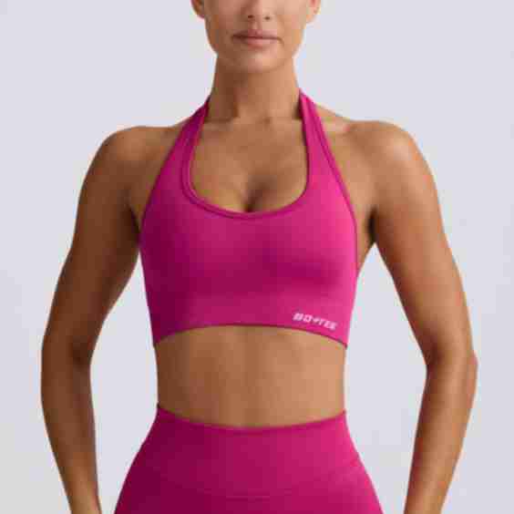 Define Luxe Halterneck Sports Bra
