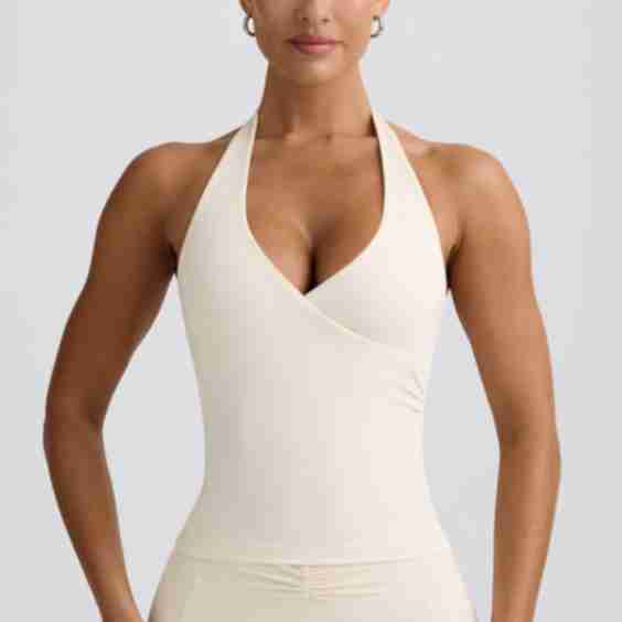 Wrap Halterneck Tank Top