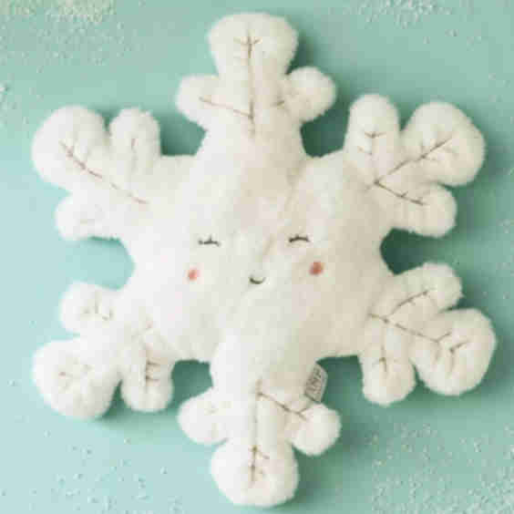 Icy Snowflake Plush Kids Toy