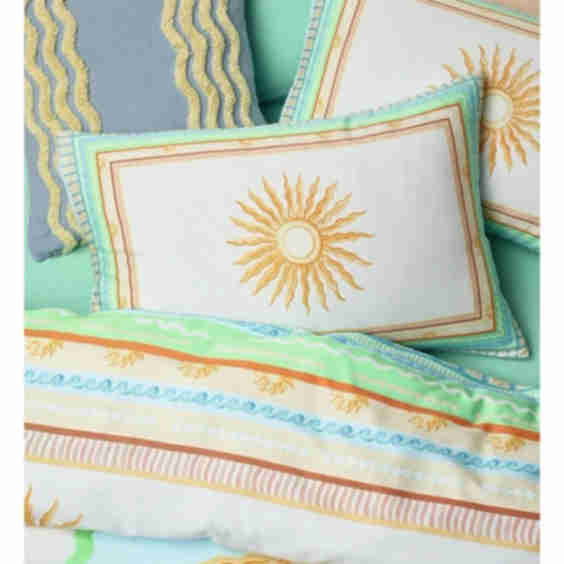 Sol Cotton Sateen Quilt Cover Set in Burnt Citrus