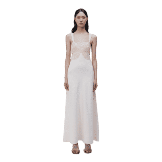 Roberta Fossil Crochet Dress