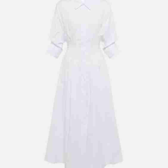 Jazz Cotton-Blend Poplin Shirt Dress
