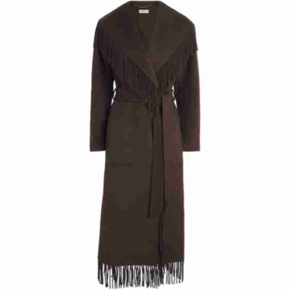 Carrie Fringed  Coat