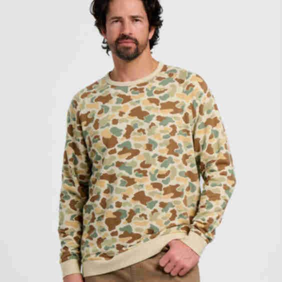 Men's Bamboo Lightweight Fleece Crew