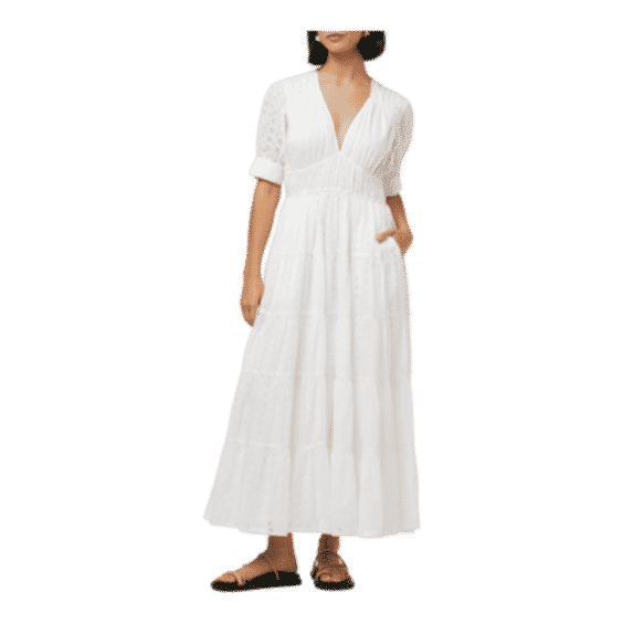 The Illana Broderie Dress
