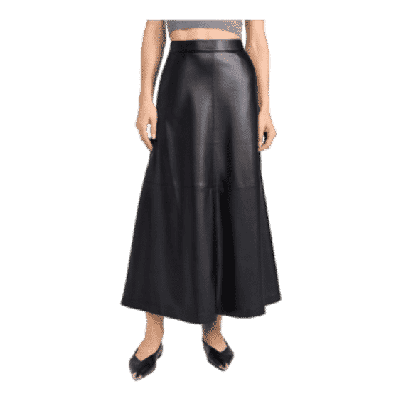 The Tavi Vegan Leather Skirt