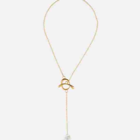 Toggle Chain Talisman Necklace 