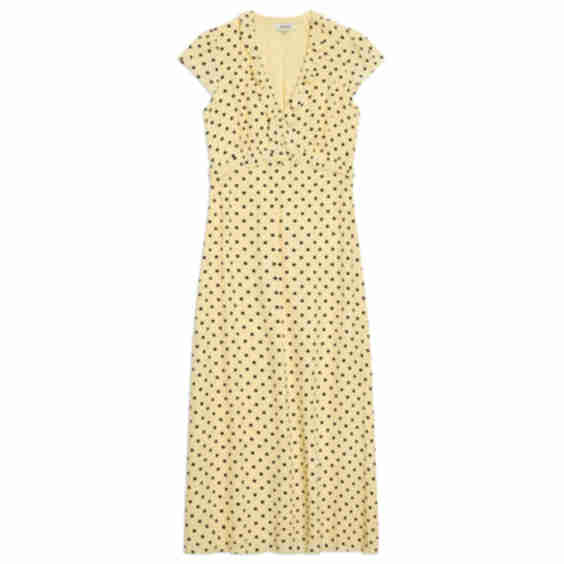 Spot Midi Dress
