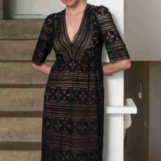 The Nottingham Lace Dress In Black