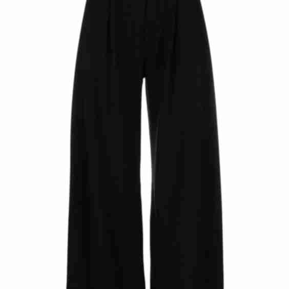 Pleat Detail Palazzo Pants
