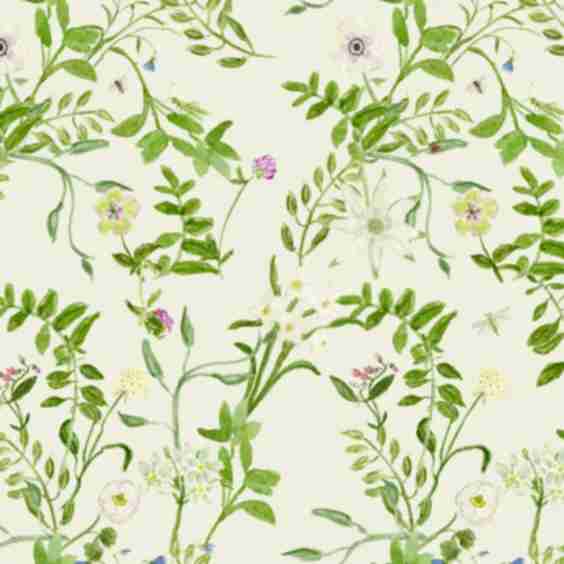 Backyard Greenery Wallpaper