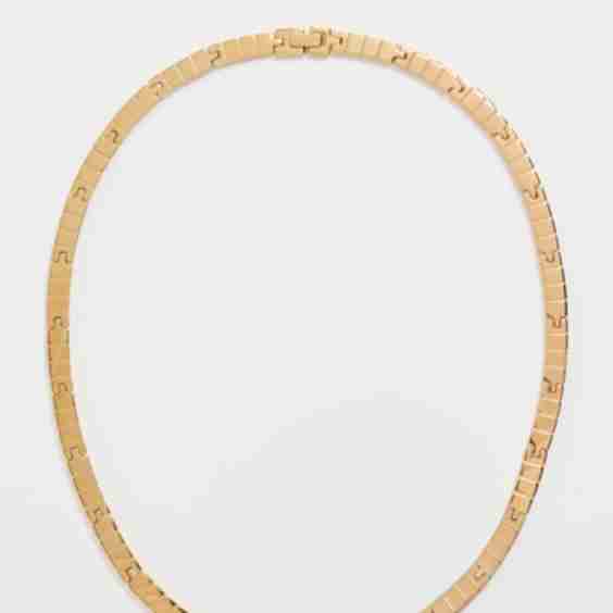 Slim Slot Chain Necklace