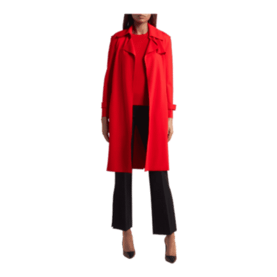 Collection Compression Long Trench Coat