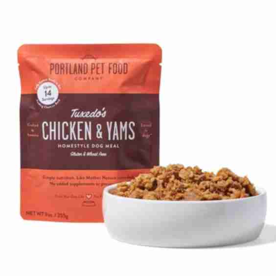 Tuxedo's Chicken & Yams Dog Food