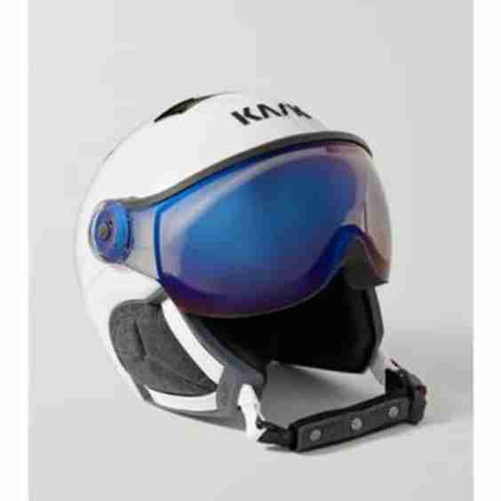 Chrome Iridescent Ski Helmet