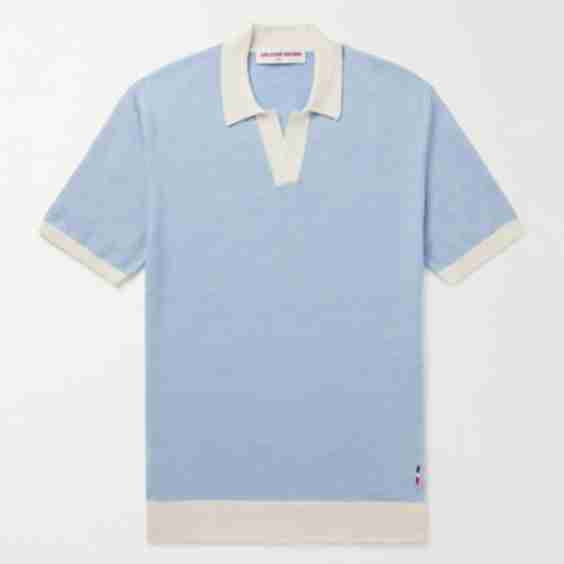 Horton Slim-Fit Merino Wool And Cotton-Blend Polo Shirt