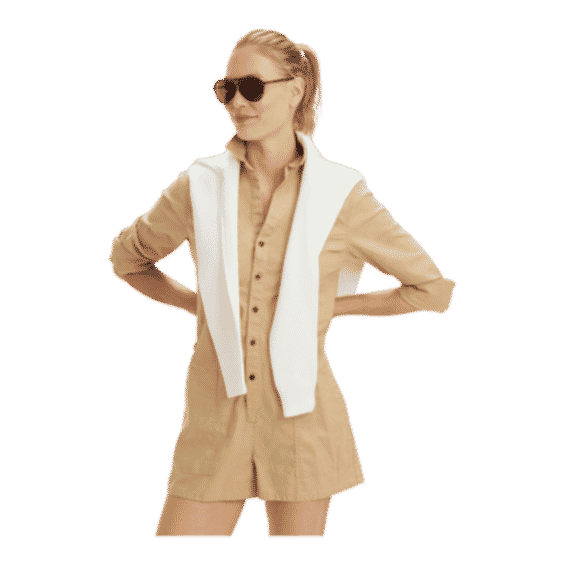 Linen Blend Playsuit