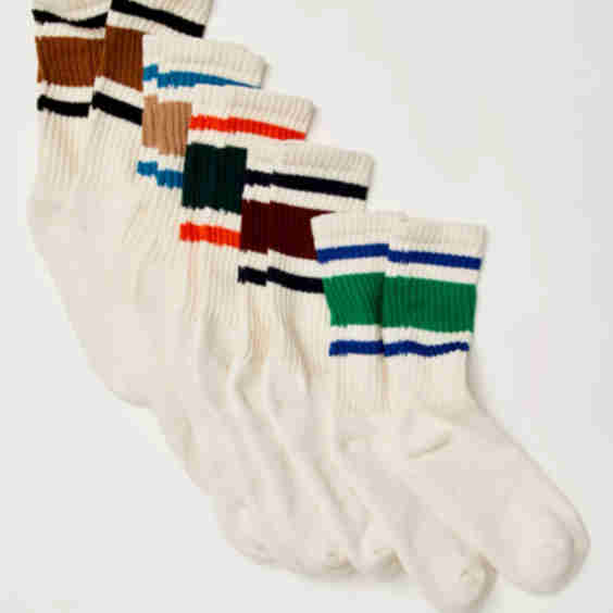 Classic Retro Socks 5 Pack
