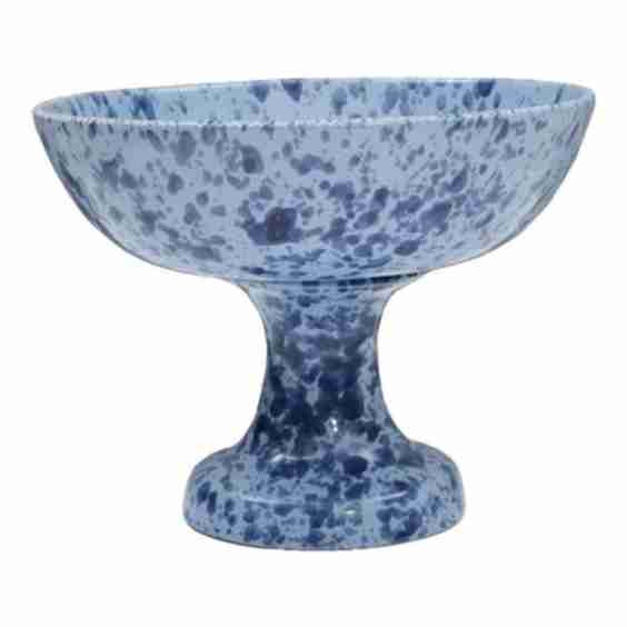 Speckled Fruit Stand in Blue