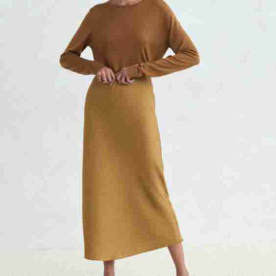 Satin Slip Skirt