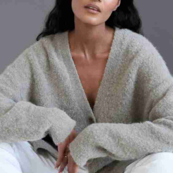 Boucle Cocoon Cardigan