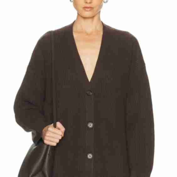 Cocoon V-Neck Cardigan Sweater