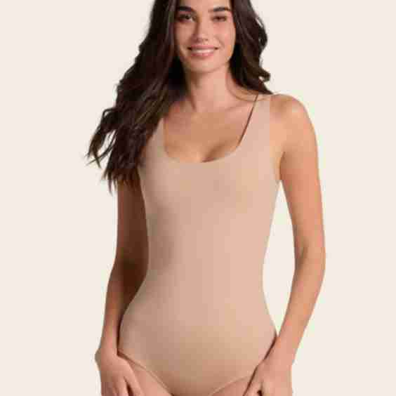 Plunge Classic Sleeveless Shaper Bodysuit