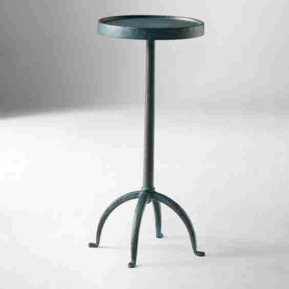 Pierce & Ward Metal Drink Table (11.5")